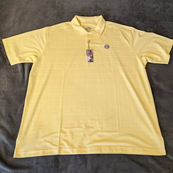 Ahead extreme Short sleeve Yellow Polo shirt size XL - Picture 1 of 5